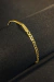 Pulseira Meia Fita Meia Corrente Banhado em Ouro 18k (PL0071)