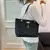 Nova presbiopia bolsa textura de couro macio grande capacidade bolsa feminina co - Stella