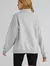Moda alta pescoço solto ajuste cor sólida moletom feminino outono inverno engr - comprar online