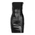 Vestido de couro preto/ marron mini na internet