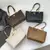 Nova presbiopia bolsa textura de couro macio grande capacidade bolsa feminina co - loja online