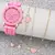 relógio feminino moda banda de silicone feminino relógios de quartzo - comprar online