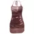 Nibber Spaghetti Strap Sexy Vestido Y2K Pêssego Sem costas Pêssego Lace Up Bod - comprar online