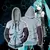 Kawaii anime hatsune miku personagens de anime inverno 3d impresso zíper cardig - Stella