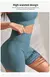 Imagem do Conjunto esportivo de yoga com nervuras feminino sem costura colheita superior s
