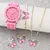 relógio feminino moda banda de silicone feminino relógios de quartzo - loja online