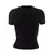 2023 primavera nova manga curta camiseta feminina sólida simples casual macio a - comprar online