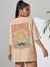 Arizona cenário impresso camiseta feminina harajuku personalidade camiseta moda