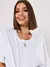 Blusa de algodão manga curta - loja online