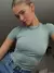 2023 primavera nova manga curta camiseta feminina sólida simples casual macio a