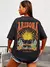 Arizona cenário impresso camiseta feminina harajuku personalidade camiseta moda - loja online