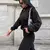 Imagem do Mulheres Pant Ternos Vintage O-pescoço Zipper Bomber Casacos de cintura alta Ca