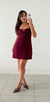 Vestido Reto Alças Ajustáveis Mia na internet