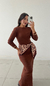 Vestido Canelado Costas Abertas Leona - Anali