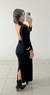 Vestido Canelado Costas Abertas Leona - loja online