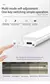 Luz noturna led sensor de movimento 20/30/40/60cm, sem fio, usb, luz noturna, gu