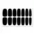 Stickers de esmalte - Liso negro - comprar en línea