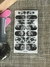 Stickers de esmalte - Flores en Blanco y Negro 2 - comprar en línea