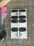 Stickers de esmalte - Flores en Blanco y Negro - comprar en línea