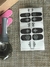 Stickers de esmalte - Flores en Blanco y Negro 6 - comprar en línea