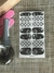 Stickers de esmalte - Flores en Blanco y Negro 8 - comprar en línea