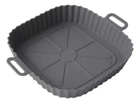 Molde Silicona Multiuso Airfryer Freidora De Aire Cuadrado