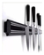 Crystal Rock Barra Imantada 33cm Para Cuchillos Cubiertos Herramientas Color Negro - comprar online