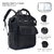Mochila Maternal Impermeable Bolso Multifuncion Cambiador Color Negro - Life H&D