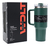 Vaso Termico Quencher Con Tapa Y Bombilla 1.2 Lt Mug Verde - comprar online