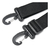 Bolso Matero Wanderlust Cuero Reforzado Viaje Bandolero Color Negro - comprar online