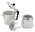 Cafetera Italiana 9 Pocillos Moka Café Express Premium Color Plateado - tienda online