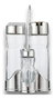 Set Condimentero Exhibidor Aceite Vinagre Sal Pimienta 4 Pcs