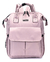 Mochila Maternal Impermeable Bolso Multifuncion Cambiador Co Color Rosa Diseño De La Tela Lisa