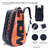 Mochila Padelera Tenis Padel Porta Raqueta Paleta Zapatilas Color Naranja - Life H&D