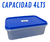 Taper Contenedor Hermético Rectangular Plástico 4 Lt C/tapa