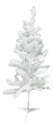 Arbolito De Navidad 90cm 108 Ramas De 5cm Blanco Elegante