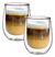 Vaso Vidrio Doble Café Capuccino 200ml Set X6 - comprar online