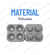 Hielera Silicona 4 Cubos Esfera De Hielo Whisky Cubetera - tienda online