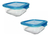 Imagen de Recipiente Vidrio Hermetico Horno Frezzer Microondas 15x15cm