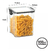 Frasco Acrílico Hermético Contenedor Alimento 950ml Apilable - comprar online