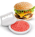 Prensa Molde Para Hamburguesas Caseras Hamburguesero Manual Color Blanco