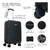 Valija De Cabina Carry On Expandible 20 Hard Check In Negro - comprar online