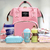 Mochila Maternal Térmica Porta Mamaderas Grande Bolso Bebé