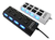 Hub 4 Puertos Usb 2.0 Teclas De Corte Entrada Para Fuente - comprar online