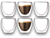Pack X 12 Taza Vaso 80ml Vidrio Doble Pared Cafe Capuchino en internet