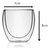 Vaso Doble Pared Vidrio Taza 150ml Doble Capa Cafe Jugo 1 Un en internet