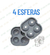 Hielera Silicona 4 Cubos Esfera De Hielo Whisky Cubetera - Life H&D