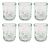 Set Dublín Vasos De Whisky X 6 Unidades 230 Ml Color Agua