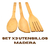 Utensillo De Madera Bambu Set 3 Unidades en internet