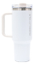 Vaso Termico Quencher Con Tapa Y Bombilla 1.2 Lt Mug Blanco
